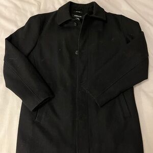 Claiborne Black Wool Pea Coat
